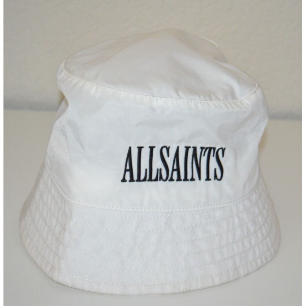 All Saints State Nylon Beanie Bucket Hat White AllSaints One Size Fits S /M Best